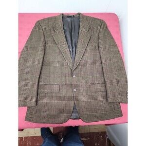 Vintage Burberrys' Prorsum Harris Tweed 100% Wool Sports Jacket 46 R Olive